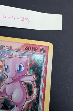 Pokemon Mew Delta Species Holo 003/017 Pop Series 5 Inverted Back Error - Image 4