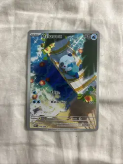 Pokemon Oshawott Full Art Holo Illustration Rare #105/086 (White Flare) NM/Mint - Image 1