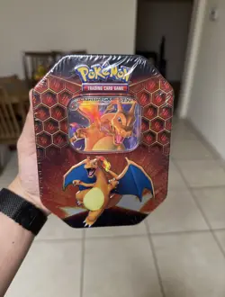 Pokemon TCG Hidden Fates Tin Charizard GX Factory Sealed 820650804816 - Image 1