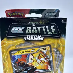 Pokemon TCG EX Battle Deck Tapu Koko EX Factory Sealed Ready To Play - Image 2