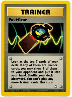 Pokemon - 1st Edition Neo Genesis Pokegear 88/111 NM - Image 1