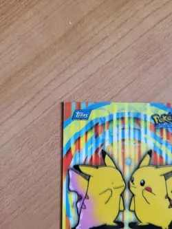 Topps Pokemon #132 Ditto Pikachu, 2000, Blue Logo, 5 of 10, Rare, Never Played - Image 4