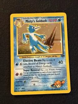 Misty’s Golduck - 12/132 - 2000 Gym Challenge Holo Rare - Pokemon - Image 1