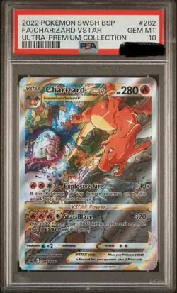 ??PSA 10 2022 Pokemon Swsh Black Star Promo Charizard Mystery/ Chaser Pack - Image 1