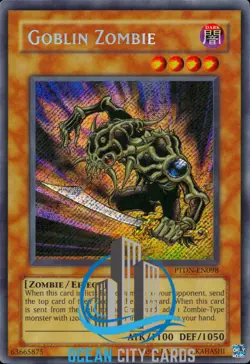 Yugioh Goblin Zombie PTDN-EN098 Secret Rare Unlimited Edition - Image 1