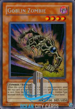 Yugioh Goblin Zombie PTDN-EN098 Secret Rare Unlimited Edition - Image 3
