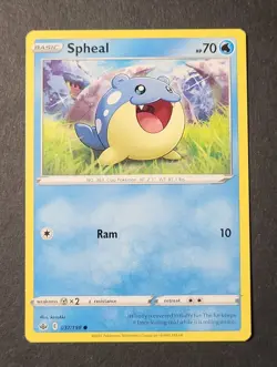 Pokemon Chilling Reign Spheal Common Card 037/198 NM - Image 1