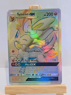 Custom Fan Art Sylveon GX High Quality Custom Card Foil Finish - Image 1
