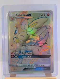 Custom Fan Art Sylveon GX High Quality Custom Card Foil Finish - Image 3