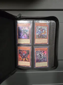 Pokemon and Yu-Gi-Oh Card Lot Plus 288 Pocket Binder Holos Rares - Image 2