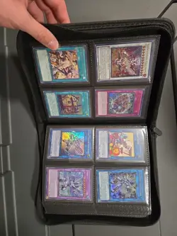 Pokemon and Yu-Gi-Oh Card Lot Plus 288 Pocket Binder Holos Rares - Image 4