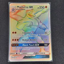 Machamp GX - 154/147 - Secret Rare - Burning Shadows - Pokemon Card - NM/M - Image 1