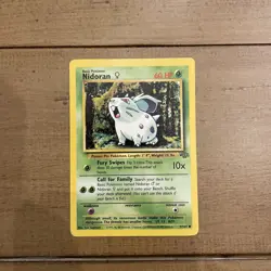 NIDORAN - Jungle Set - 57/64 - Common - Pokemon Card - Unlimited Edition - NM - Image 1