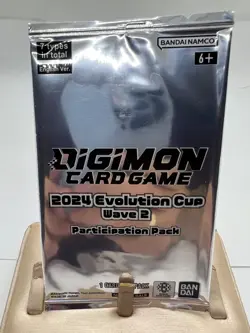 Digimon Card Game 2024 Evolution Cup Wave 2 Participation Pack English x5 New - Image 2