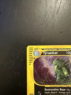 Pokemon TCG Tyranitar Aquapolis Holo Card H28/32 E Reader Excellent Condition - Image 3