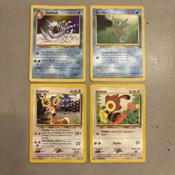 Pokemon TCG Lot of 4 Vintage Cards 1995-2001 HP English 1st Edition - Image 1