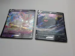 2x LOT - Sylveon 074/203 Evolving Skies + Umbreon V SWSH203 Promo Card Holo - NM - Image 5