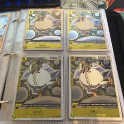4x OP05-105 Satori Playset - One Piece Card Game - Awakening of the New Era M/NM - Image 1