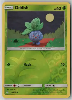 Oddish 6/214 Pokemon Reverse Holo Unbroken Bonds Common Near Mint Card NM 1 - Image 1