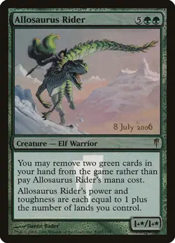 Allosaurus Rider [Coldsnap Promos] Magic MTG - Image 1