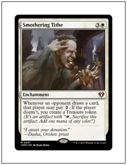 1x Smothering Tithe, Commander Masters, Magic the Gathering MTG NM - Image 1