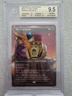 BGS 9.5 MTG The Soul Stone #243 Marvel's Spider-Man - Image 1