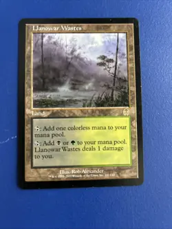 Llanowar Wastes 141/143 Magic: The Gathering Apocalypse Regular MP - Image 1