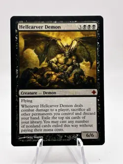 Hellcarver Demon 113/248 Rise of the Eldrazi MTG LP - Image 1