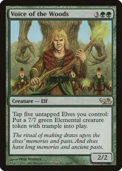 Voice of the Woods [Duel Decks: Elves vs. Goblins] Magic MTG - Image 1