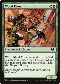 Wood Elves [Commander 2015] Magic MTG - Image 1