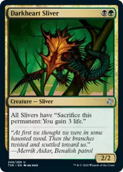 x4 Darkheart Sliver U MTG Time Spiral Remastered M/NM, English - Image 1