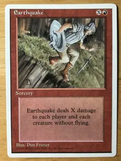 Earthquake English Alternate 4th Edition 4ED mtg MP+ - Image 1