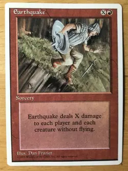 Earthquake English Alternate 4th Edition 4ED mtg SP- - Image 1