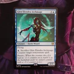Glen Elendra Archmage Near Mint WOC Wilds of Eldraine Commander - Image 1