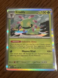 Pokemon - Cradily 006/142 - Holo Rare - Stellar Crown - NM/M - NEW - Image 1