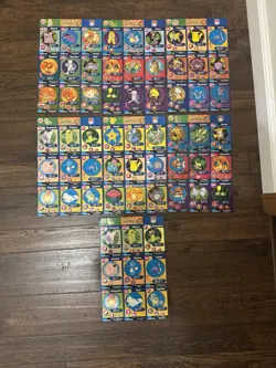 1999 Burger King Pokemon Uncut Sheet Master Trainer #1, 8, 10, 12, 13, (2) 15 NM - Image 1