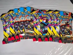 Pokemon TCG Mega Evolution Sleeved Booster Packs LOT OF 15 FACTORY SEALED - Image 1