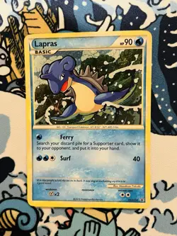 Pokemon TCG - Lapras HGSS14 - Holo Black Star Promo - Heart Gold Soul Silver MP - Image 1