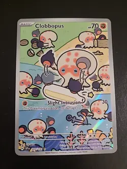 Clobbopus - 207/191 - Illustration Rare Pokemon SV08 Surging Sparks NM - Image 1
