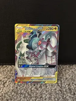 Pokemon Arceus & Dialga & Palkia GX 156/236 Sm-Cosmic Eclipse - Image 1