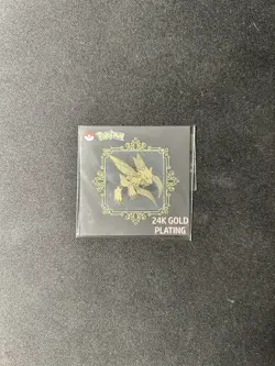 Scyther 24k Gold Plated Sticker Korean Striking Candy Pokemon NM - Image 1