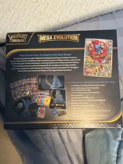 Pokemon Center Mega Evolution (LUCARIO) ETB Damaged Shrink Wrap Only (read Desc - Image 4