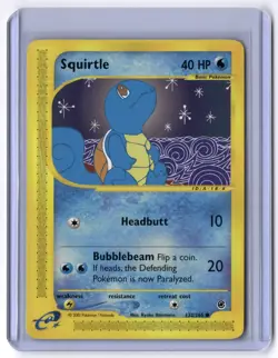 Squirtle (132) 132/165 Common Normal NM Pokemon Expedition - Image 1