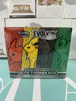 Pokemon TCG Evolving Skies Pokemon Center Elite Trainer Box (ETB) Sealed - Image 1