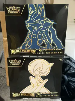 Pokemon TCG Mega Evolution Pokemon Center ETB Set Of 2 free shipping - Image 1