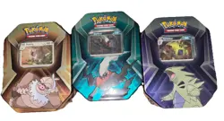 Lot Of 3 Pokemon TCG Tins W/ Slaking, Darkrai & Tyranitar *Sealed - Image 1