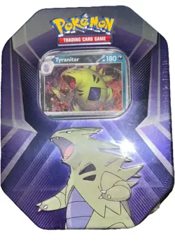 Lot Of 3 Pokemon TCG Tins W/ Slaking, Darkrai & Tyranitar *Sealed - Image 4