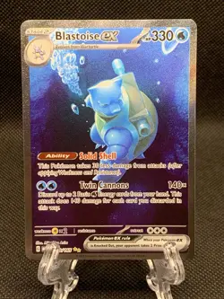 Blastoise EX 200/165 Pokemon Scarlet & Violet 151 Special Illustration Rare - Image 1