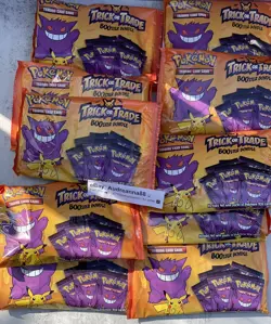 Pokemon TCG Halloween Trick or Trade Booster Bundle Lot 10 SEALED BAGS 400 PACKS 820650850783 - Image 1