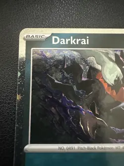 Pokemon TCG Halloween Trick Or Trade 2024 Darkrai #136/197 Cosmos Rare Holo - Image 3